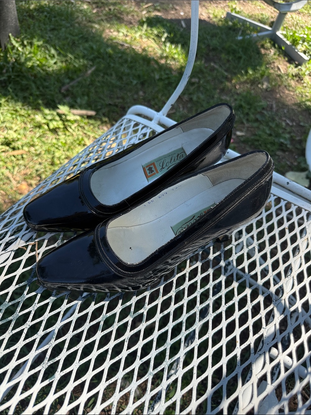 Lolita made in Mexico vintage heels patent leather